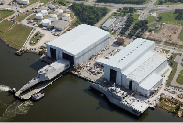 오스탈의 미국 내 조선소 전경 (사진=한화)