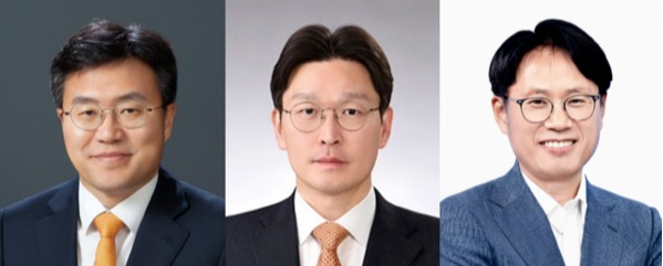 (왼쪽부터)오성용 부사장, 이상희 부사장, 이팔훈 부사장. (사진 제공=삼성생명)